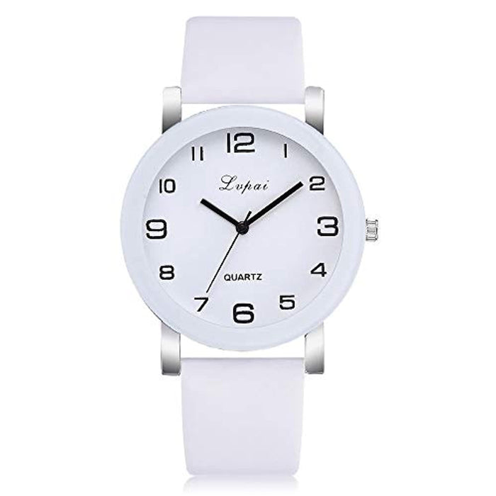 KaloryWee Noël Montre Femme Bracelet Montre Pas Cher Fashion Bande Montre Cuir Pendentif Cadeau Anniversaire La Mode Saint-Valentin Cadran Rond Poignet Quartz Aiguille