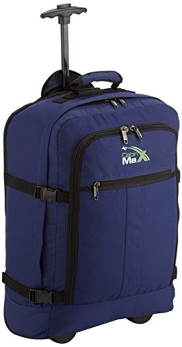 Sac À Dos À Roulettes Adulte 44l - bleu Marine