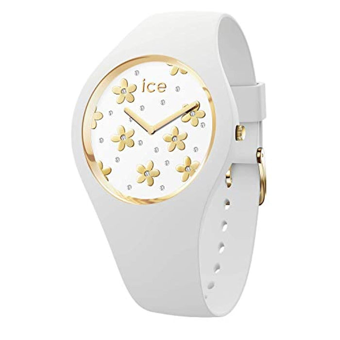 Watch ICE Montre blanche pour femme avec bracelet en silicone