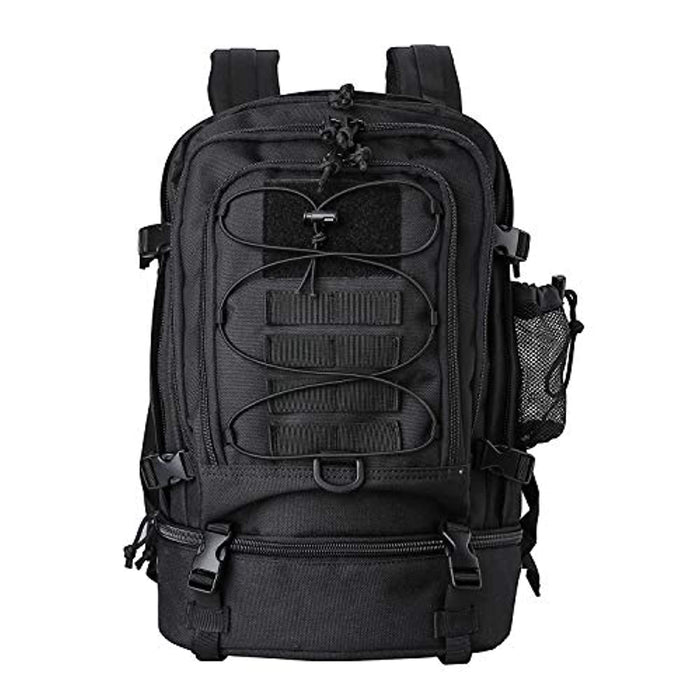 Sac à Dos Noir Durable Style Militaire Tactique 30L