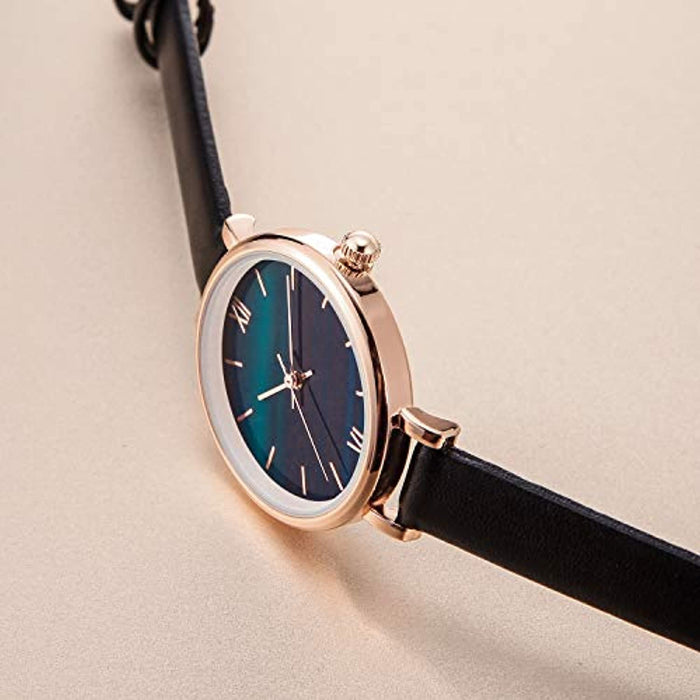 Montres Femmes en Cuir Quartz Analogiques élégantes