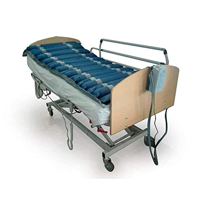 Matelas Anti Escarre À air alterné Avec compresseur Bleu