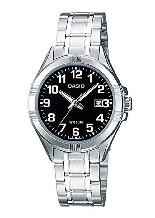 Casio LTP-1308D-1BVEF Montre Argentée Fond Noir