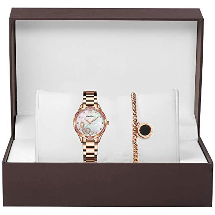 Montre Femme Note Musicale Quartz Analogique Acier