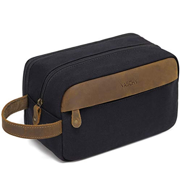 Trousse de Toilette Pour Homme En Cuir