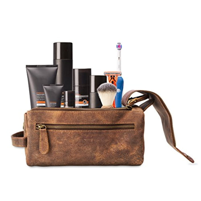 Trousse de Toilette Homme Cuir De Russie