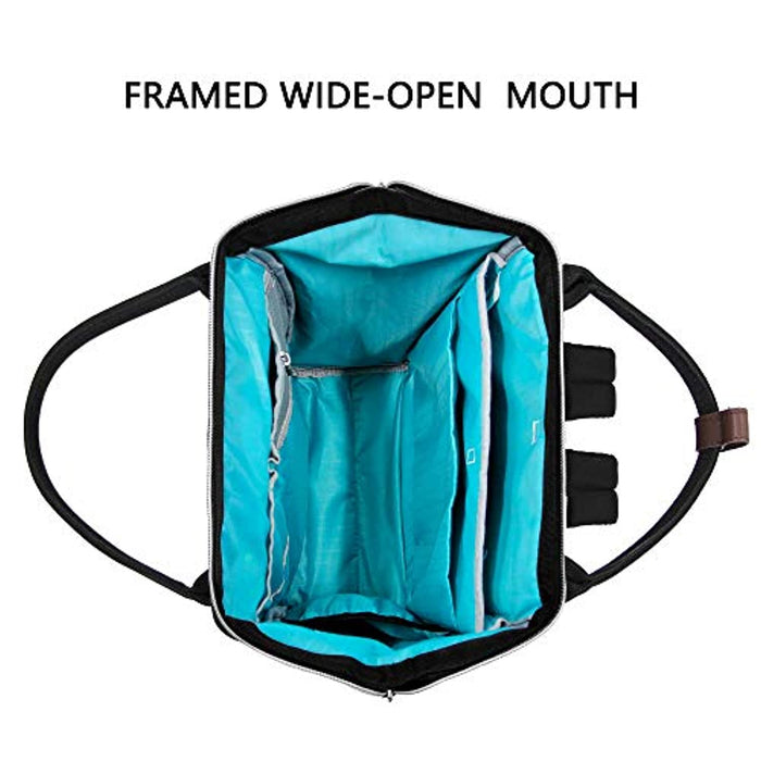 Sac À Dos Ordinateur Élégant Femme avec Port USB Cuir