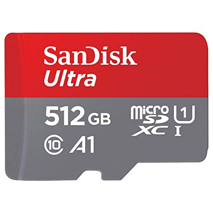SanDisk Carte Mémoire microSDXC Ultra 512 Go jusqu'à 100MB/S
