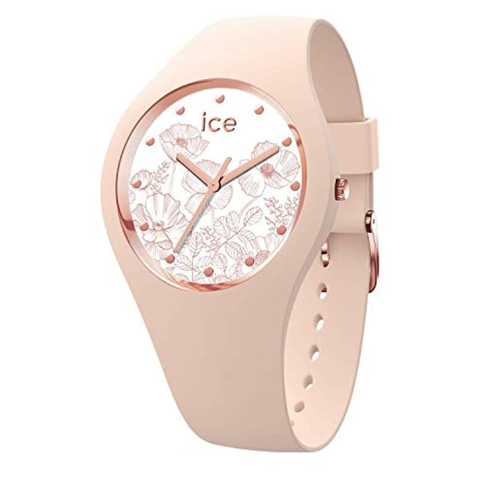 ICE Montre rose pour femme avec bracelet en silicone