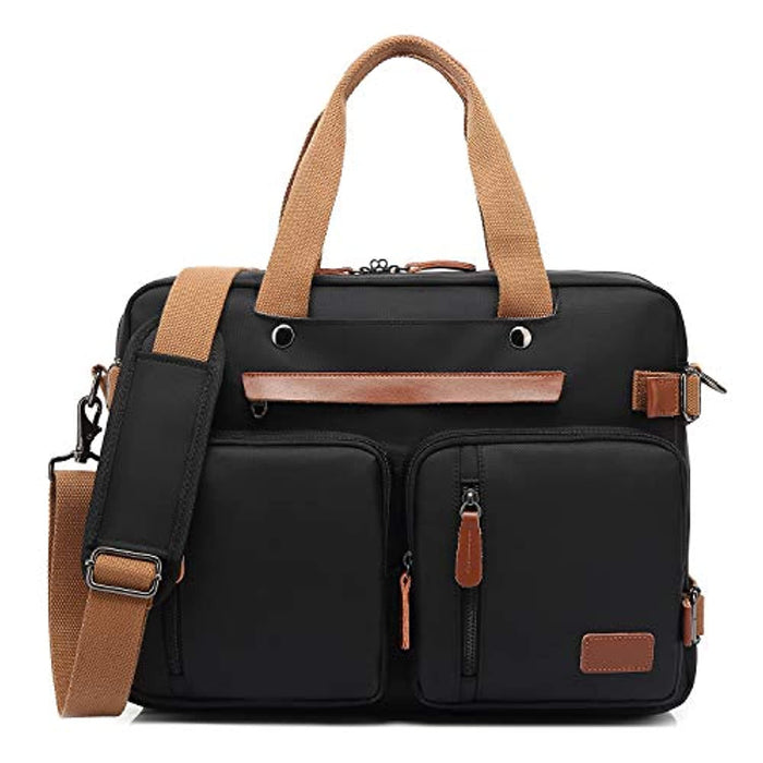 Ordinateur Portable 15.6 Pouces Sac Femmes Sac À Main Porté Épaule Transformable En Sac À Dos