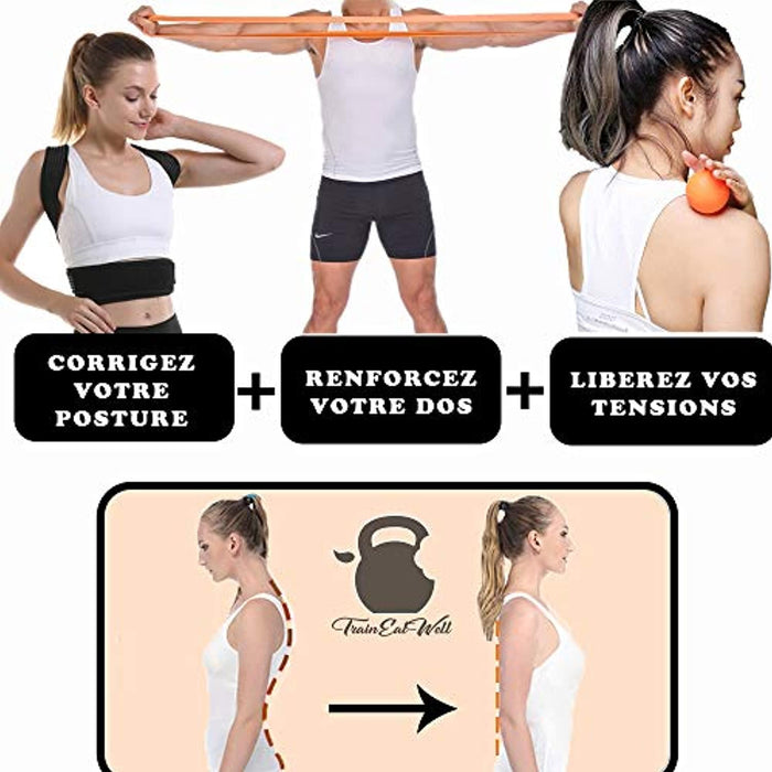 Ceinture Lombaire Musculation Femme Back Posture