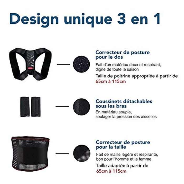 Correcteur de Posture Homme et Femme