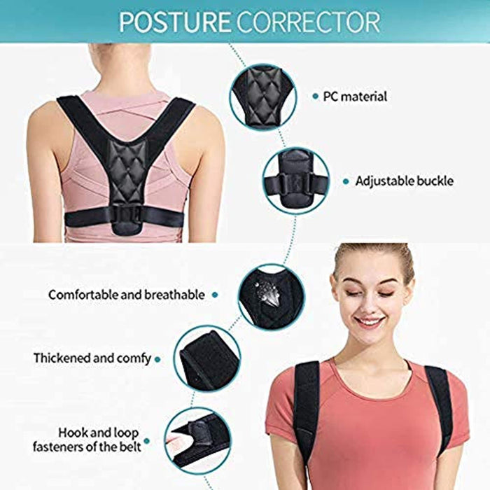 Correcteur de Posture  élastique Réglable pour Homme Et Femme