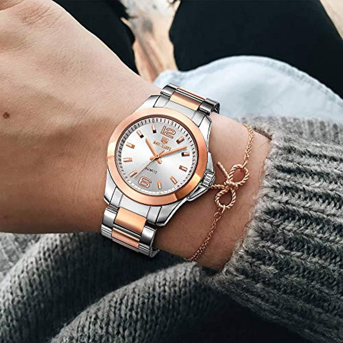 Montre Femme Décontractée Acier Inoxydable