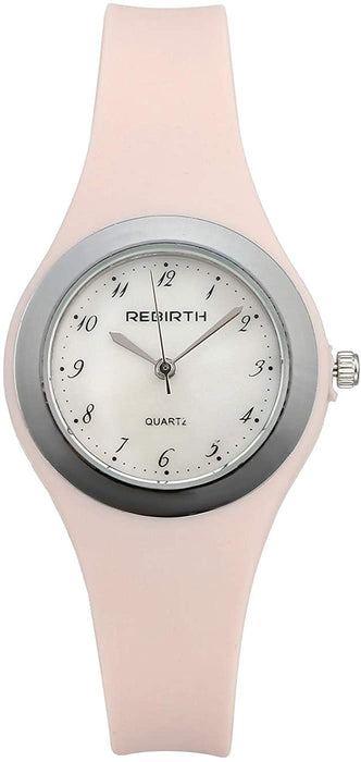 Montre Analogique à Quartz Femme Pas Cher Avec Bracelet en silicone Cadran blanc