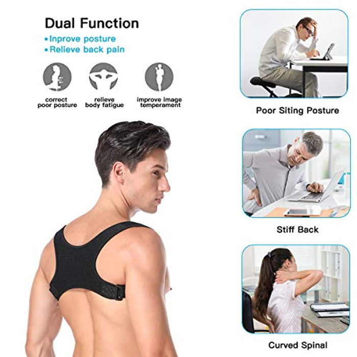 Correcteur de Posture Dos pour Homme