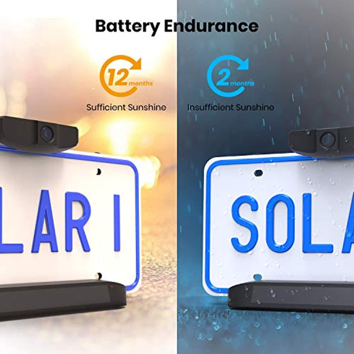 Camera de Recul Sans Fil Pour Camping Car Avec Energie Solaire