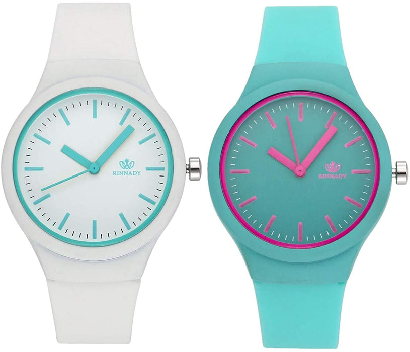 Montre Femme à  Bracelet en Silicone Sans Chiffres