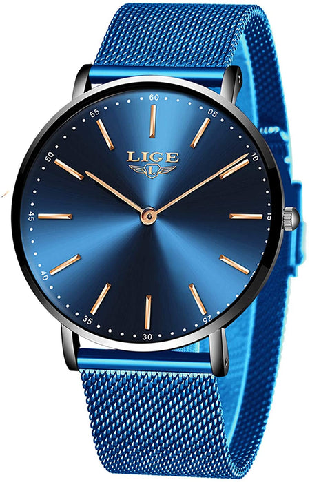 Montre Femme  Luxe Étanche en Acier Inoxydable