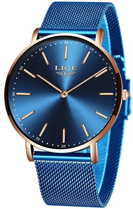 Montre Femme  Luxe Étanche en Acier Inoxydable