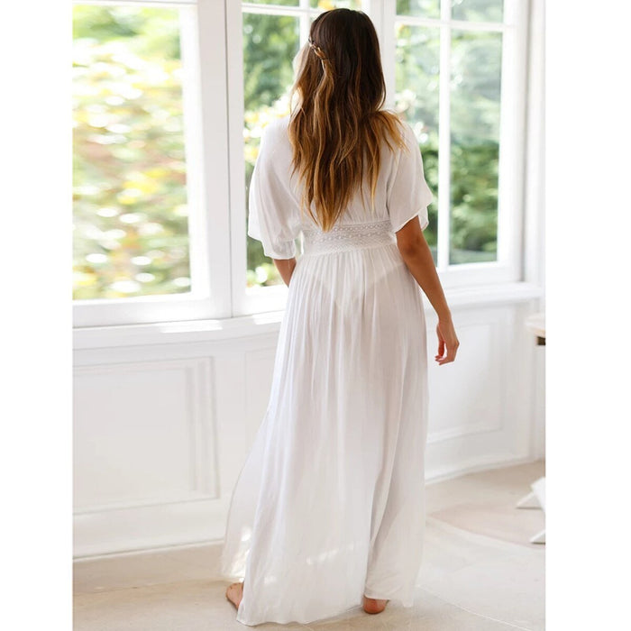 Summer White Bohemian Dress