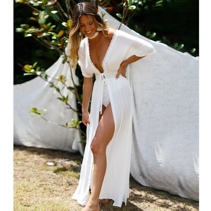 Summer White Bohemian Dress