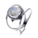 Magnifique Bague Argent Pierre De Lune2