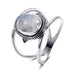 Magnifique Bague Argent Pierre De Lun