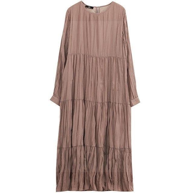 Bohemian chic ecru dress