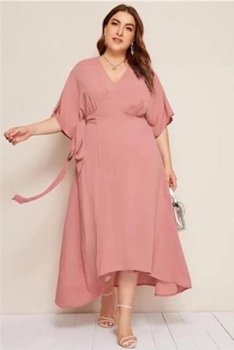 Robe romantique bohème grande taille