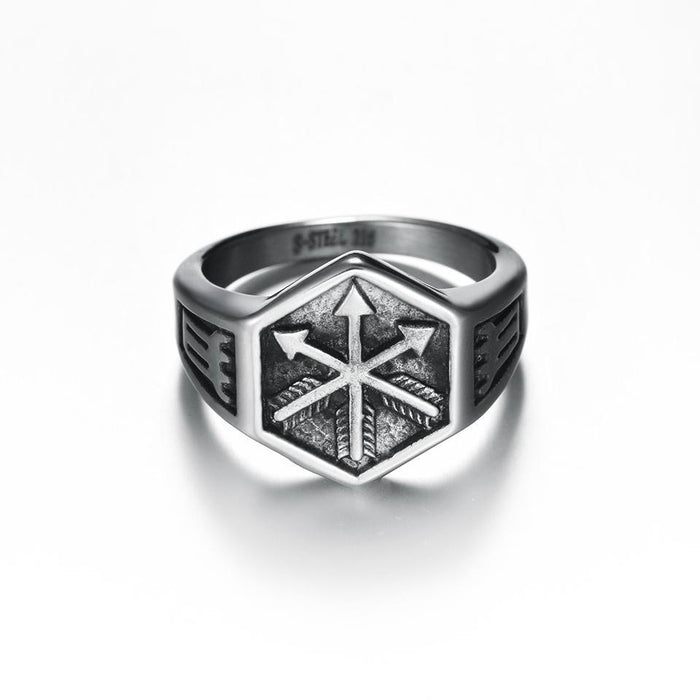 Bague Viking <br>3 Flèches Argents</br>