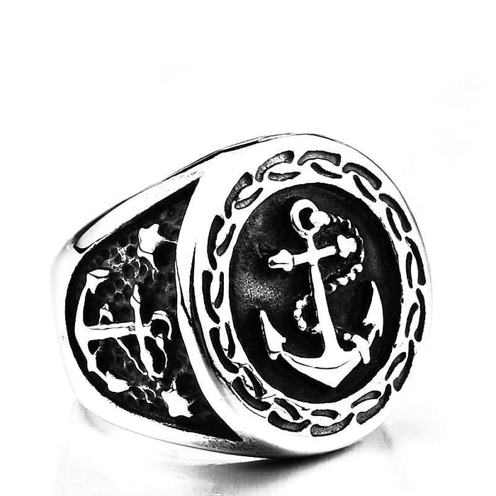 BAGUE VIKING - Ancre Marine