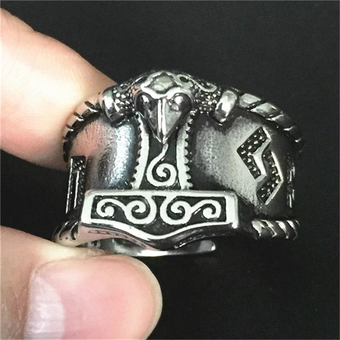 BAGUE VIKING - Marteau de Thor