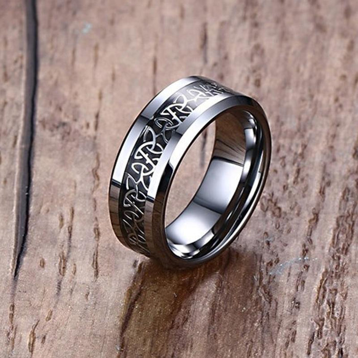 Bague Celtique <br>Argent Noire</br>