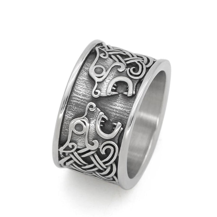 Bague Viking<br>Tête D'Ours</br>