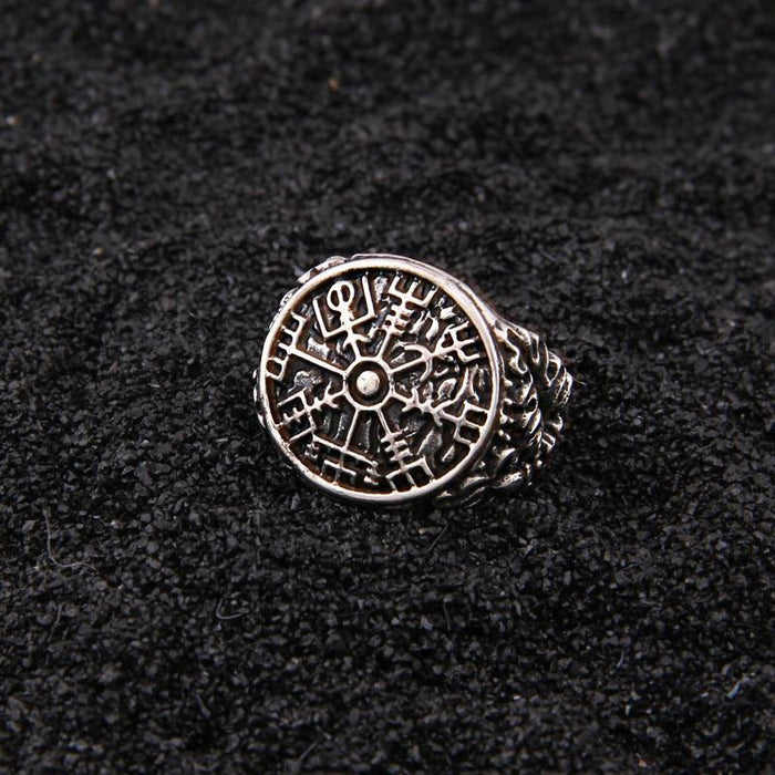 BAGUE VIKING ARGENT - VEGVISIR