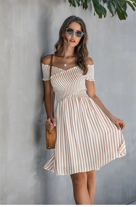 White Bohemian Chic Short Dress