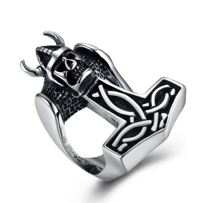 Bague Viking <br>Argent Crâne</br>