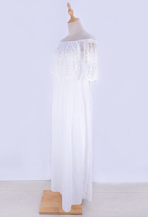 Robe Bohème Chic Longue Blanche