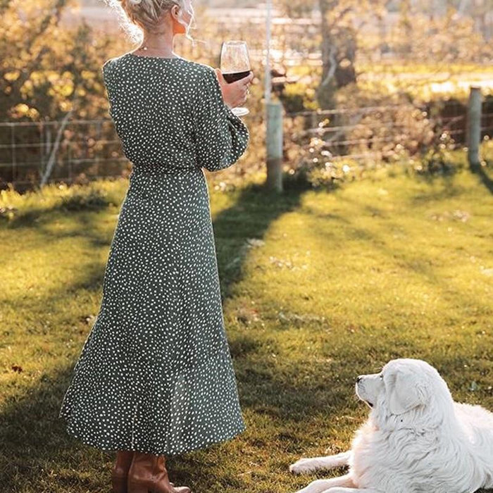 Vintage Bohemian Long Dress