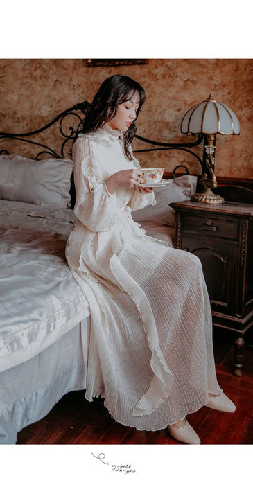 Robe Romantique <br/>Bohème Blanche Longue