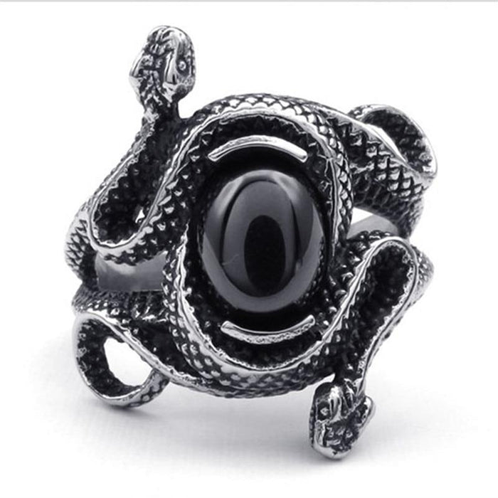 Bague Viking<br>Serpent de Midgard</br>