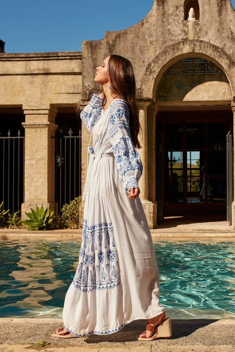 Robe Boho Vintage Maxi Longue bohème