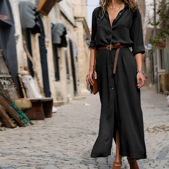 Long Dress Bohemian Look Shirt