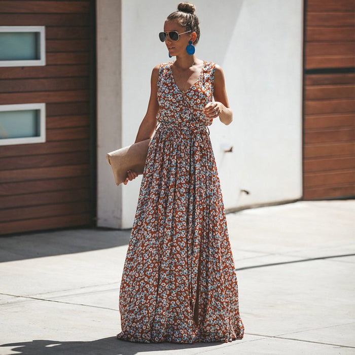 Long Chic Bohemian Dress