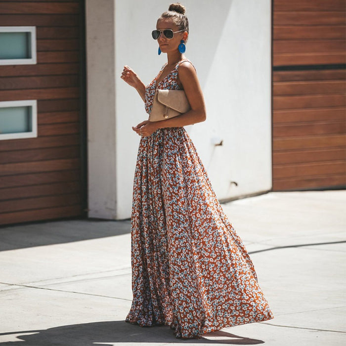 Long Chic Bohemian Dress